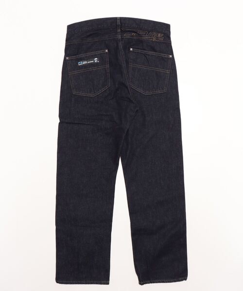 A BATHING APE カーゴ　デニムパンツ AAPE BY *A BATHING APE® ワイド カーゴジーンズ | ブルー | FARFETCH JP