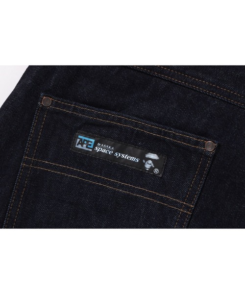 A BATHING APE（アベイシングエイプ）の「DOUBLE KNEE LOOSE FIT DENIM
