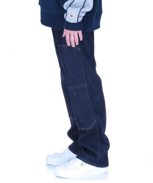 A BATHING APE（アベイシングエイプ）の「DOUBLE KNEE LOOSE FIT DENIM