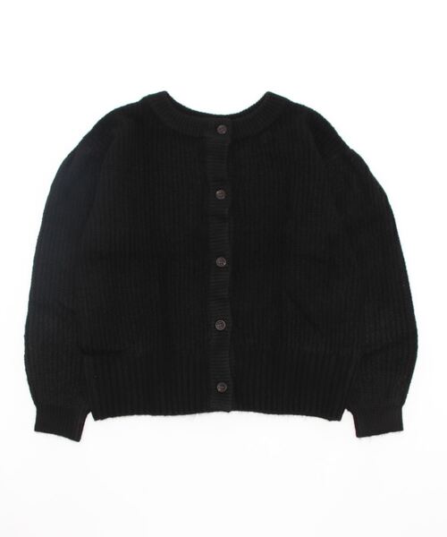 studio CLIP(スタディオクリップ)の「5ゲージフラッフィヤーンWフェイスカーディガン(カーディガン/ボレロ・レディース・ブラック/ライトベージュ/グレー/マスタード・FREE)」の21枚目の写真