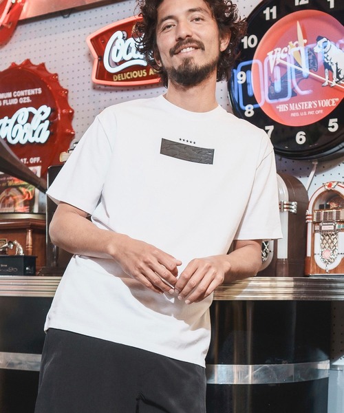 qwerty(クワーティ)の「mt8203-HIDE BLACKCAMO SS T-SHIRTS Tシャツ(Tシャツ/カットソー・メンズ・ホワイト/ブラック/イエロー・L/M/XL)」の2枚目の写真