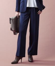 7days Life Styling（セブンデイズライフスタイリング）の「【販売終了】セットアップ対応・洗えるワイドストレートパンツ（上下別売・変り織リスピィシリーズ)（スーツパンツ）」