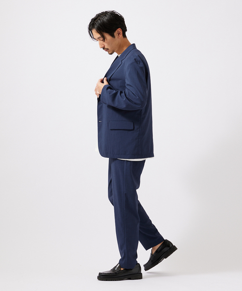 JOURNAL STANDARD（ジャーナルスタンダード）の「【EVALET / エバレット】 ストレッチ スラックスパンツ（スラックス・メンズ・ダークブルー/グレー/ベージュ・SMALL/LARGE/MEDIUM）」の7枚目の写真