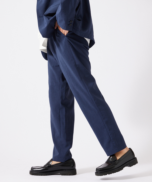 JOURNAL STANDARD（ジャーナルスタンダード）の「【EVALET / エバレット】 ストレッチ スラックスパンツ（スラックス・メンズ・ダークブルー/グレー/ベージュ・SMALL/LARGE/MEDIUM）」の13枚目の写真