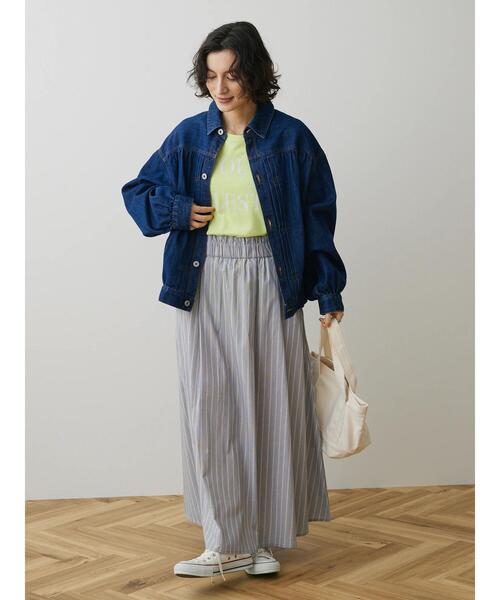 CRAFT STANDARD BOUTIQUE(クラフトスタンダードブティック)の「1stギャザーGジャン(デニムジャケット・レディース・インディゴブルー/ダークインディゴブルー・M/L)」の3枚目の写真