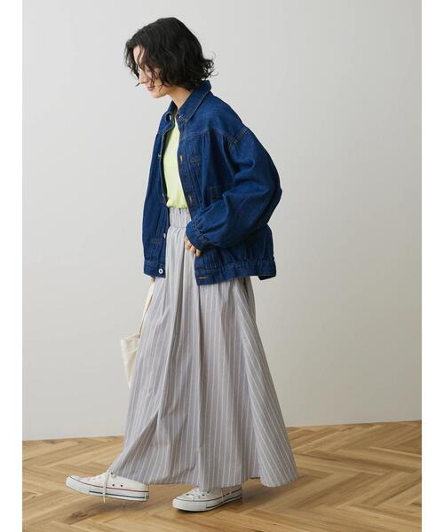 CRAFT STANDARD BOUTIQUE(クラフトスタンダードブティック)の「1stギャザーGジャン(デニムジャケット・レディース・インディゴブルー/ダークインディゴブルー・M/L)」の4枚目の写真