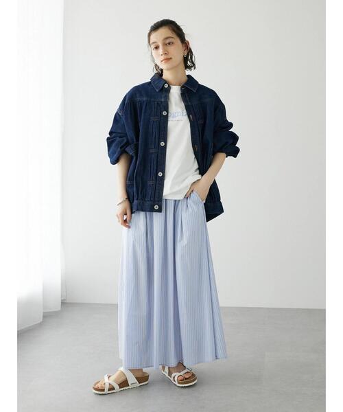 CRAFT STANDARD BOUTIQUE(クラフトスタンダードブティック)の「1stギャザーGジャン(デニムジャケット・レディース・インディゴブルー/ダークインディゴブルー・M/L)」の9枚目の写真