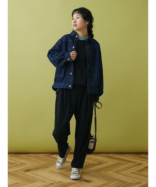 CRAFT STANDARD BOUTIQUE(クラフトスタンダードブティック)の「1stギャザーGジャン(デニムジャケット・レディース・インディゴブルー/ダークインディゴブルー・M/L)」の16枚目の写真