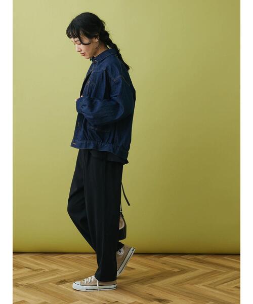 CRAFT STANDARD BOUTIQUE(クラフトスタンダードブティック)の「1stギャザーGジャン(デニムジャケット・レディース・インディゴブルー/ダークインディゴブルー・M/L)」の17枚目の写真