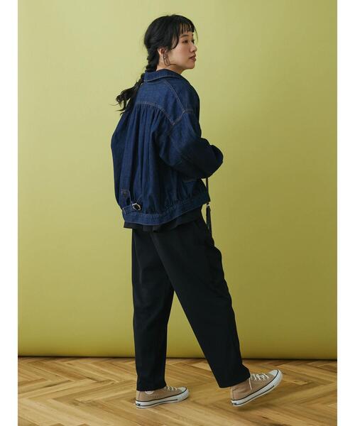 CRAFT STANDARD BOUTIQUE(クラフトスタンダードブティック)の「1stギャザーGジャン(デニムジャケット・レディース・インディゴブルー/ダークインディゴブルー・M/L)」の18枚目の写真