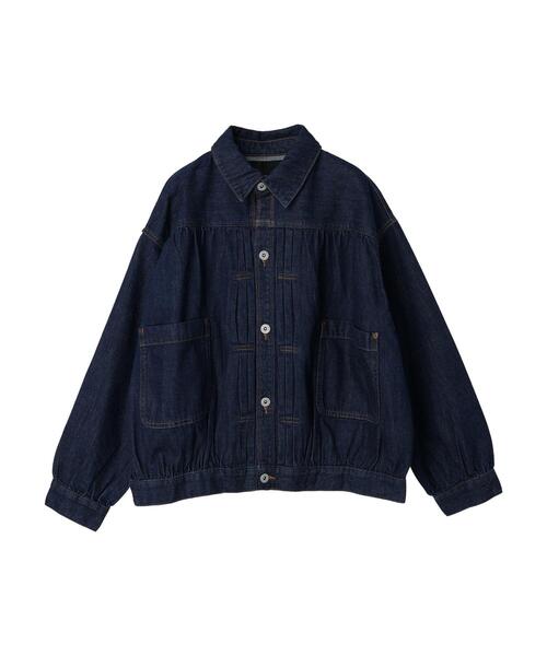 CRAFT STANDARD BOUTIQUE(クラフトスタンダードブティック)の「1stギャザーGジャン(デニムジャケット・レディース・インディゴブルー/ダークインディゴブルー・M/L)」の20枚目の写真