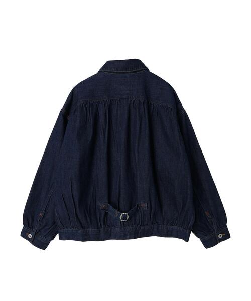 CRAFT STANDARD BOUTIQUE(クラフトスタンダードブティック)の「1stギャザーGジャン(デニムジャケット・レディース・インディゴブルー/ダークインディゴブルー・M/L)」の21枚目の写真