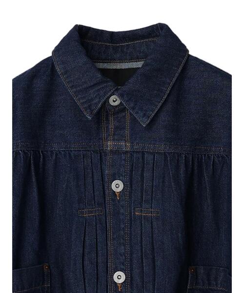 CRAFT STANDARD BOUTIQUE(クラフトスタンダードブティック)の「1stギャザーGジャン(デニムジャケット・レディース・インディゴブルー/ダークインディゴブルー・M/L)」の22枚目の写真