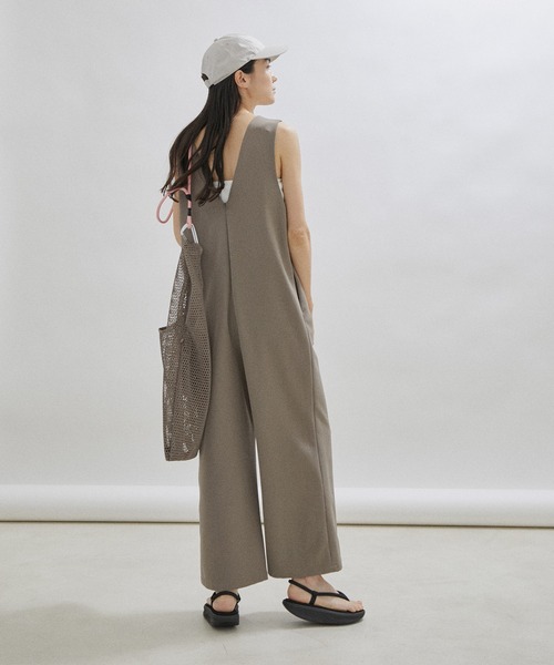 OUTDOOR PRODUCTS(アウトドアプロダクツ)の「【WEB限定】【OUTDOOR PRODUCTS for SALON】Mesh 3WAY tote(トートバッグ・レディース・ブラウン/ベージュ・FREE)」の4枚目の写真
