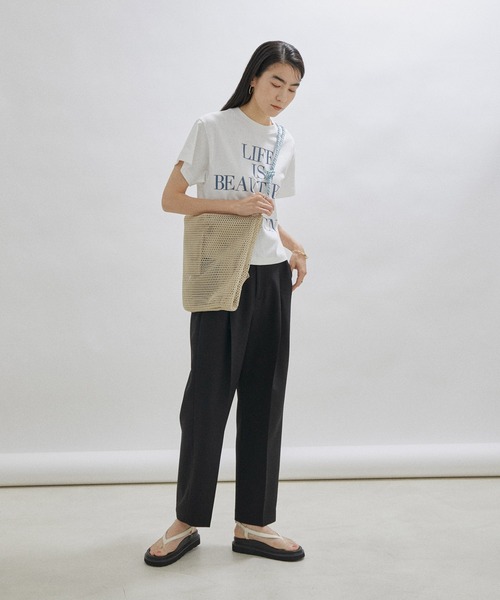 OUTDOOR PRODUCTS(アウトドアプロダクツ)の「【WEB限定】【OUTDOOR PRODUCTS for SALON】Mesh 3WAY tote(トートバッグ・レディース・ブラウン/ベージュ・FREE)」の8枚目の写真