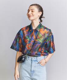 BEAUTY&YOUTH UNITED ARROWS | フラワープリントショートスリーブシャツ -ウォッシャブル-(シャツ/ブラウス)