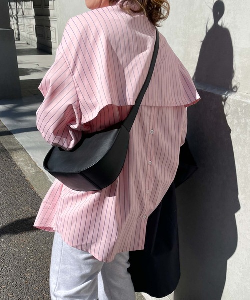 archives（アルシーヴ）の「【LIMITED】SWITCH SLEEVE STRIPE SHIRT（シャツ/ブラウス・レディース・イエロー/ピンク/ラベンダー・MEDIUM）」の17枚目の写真