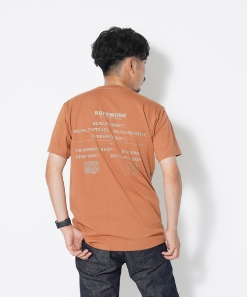 Snow Peak（スノーピーク）の「ROPEWORK T shirt（Tシャツ/カットソー・メンズ・ブラック/グレー/ブラウン・LARGE/MEDIUM/SMALL/X-LARGE）」の19枚目の写真