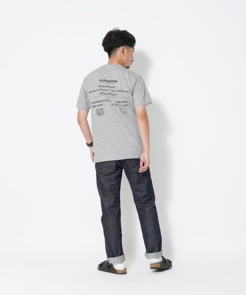 Snow Peak（スノーピーク）の「ROPEWORK T shirt（Tシャツ/カットソー・メンズ・ブラック/グレー/ブラウン・LARGE/MEDIUM/SMALL/X-LARGE）」の14枚目の写真