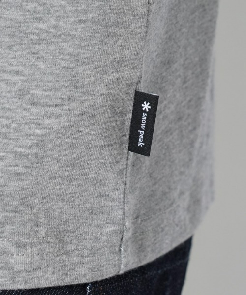 Snow Peak（スノーピーク）の「ROPEWORK T shirt（Tシャツ/カットソー・メンズ・ブラック/グレー/ブラウン・LARGE/MEDIUM/SMALL/X-LARGE）」の15枚目の写真
