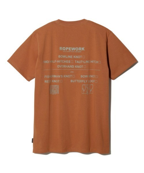 Snow Peak（スノーピーク）の「ROPEWORK T shirt（Tシャツ/カットソー・メンズ・ブラック/グレー/ブラウン・LARGE/MEDIUM/SMALL/X-LARGE）」の9枚目の写真