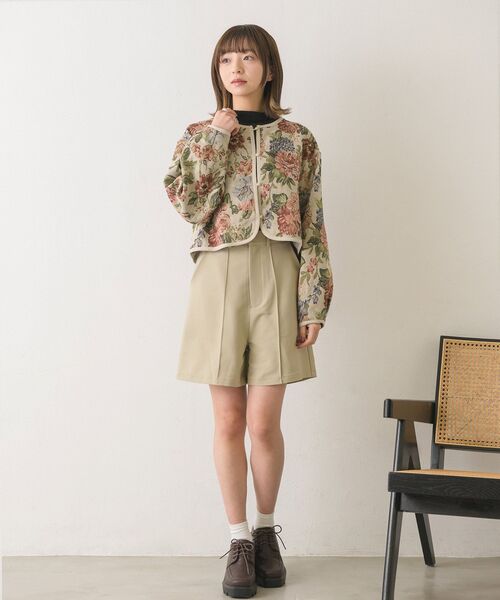 RETRO GIRL（レトロガール）の「ゴブランノーカラーJK（その他アウター・レディース・ブラック/ライトベージュ・FREE）」の17枚目の写真