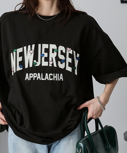 PARAMUS MINNESOTA DES MOINES LOGO CREW NECK T-SHIRTS / パラマス