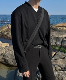 ASCLO  12G Over V Neck Knit