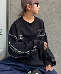 SOUNDSGOOOOD | 【SOUNDS GOOOOD / サウンズグッド】ランダム刺繍袖USAコットンBIGロンTee(Tシャツ/カットソー)