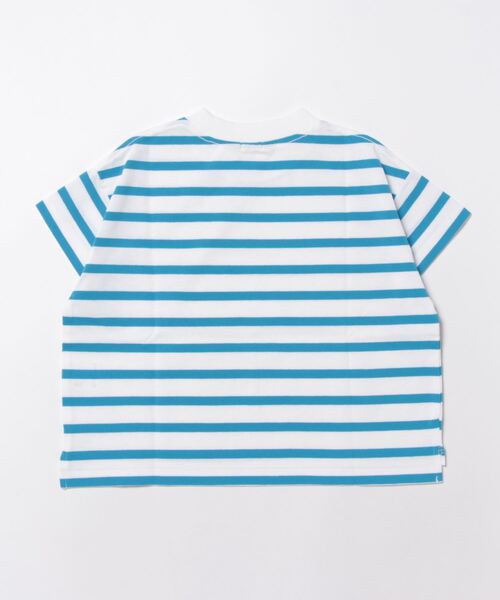 LOWRYS FARM(ローリーズファーム)の「USAボーダーTシャツ 180593(Tシャツ/カットソー・キッズ・ピンク/ネイビー/グリーン/ブルー/パープル・110cm/120cm/140cm/150cm/130cm)」の10枚目の写真