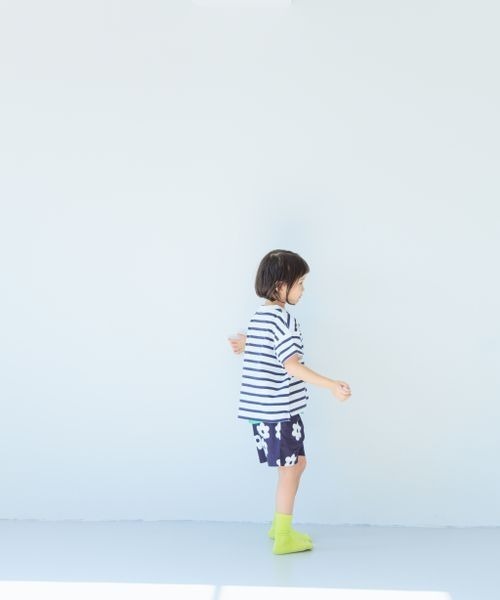 LOWRYS FARM(ローリーズファーム)の「USAボーダーTシャツ 180593(Tシャツ/カットソー・キッズ・ピンク/ネイビー/グリーン/ブルー/パープル・110cm/120cm/140cm/150cm/130cm)」の19枚目の写真