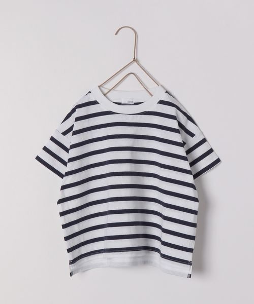 LOWRYS FARM(ローリーズファーム)の「USAボーダーTシャツ 180593(Tシャツ/カットソー・キッズ・ピンク/ネイビー/グリーン/ブルー/パープル・110cm/120cm/140cm/150cm/130cm)」の15枚目の写真