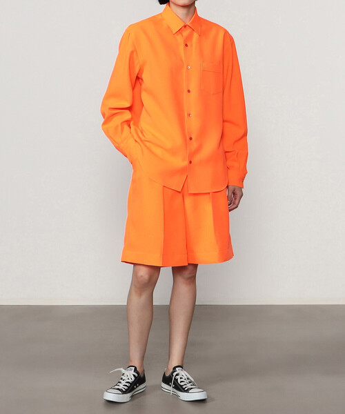 Scye ポリエステルオーバーシャツ　40 Scye（サイ）の「Scye | ポリエステル オーバーシャツ MEN