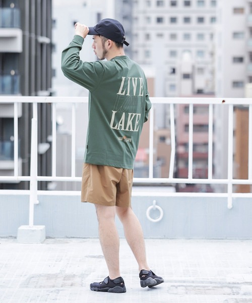 EKAL(エカル)の「L L LAKE LONG-SLEEVE T-SHIRTS(Tシャツ/カットソー・メンズ・カーキ/ライトグレー・MEDIUM/LARGE)」の12枚目の写真