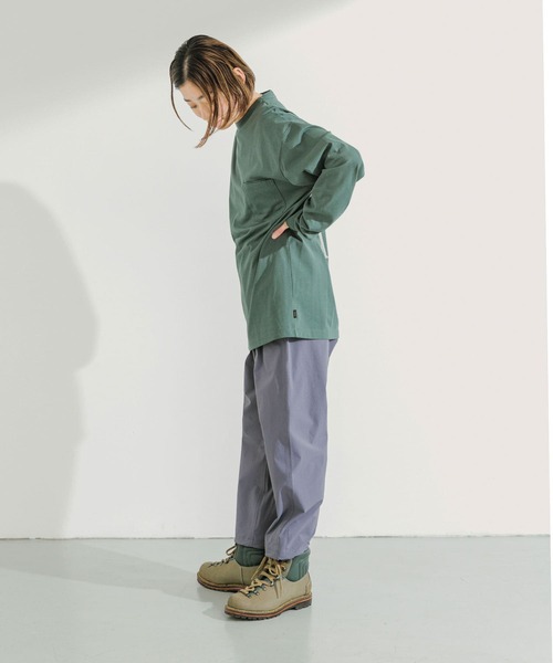 EKAL(エカル)の「L L LAKE LONG-SLEEVE T-SHIRTS(Tシャツ/カットソー・メンズ・カーキ/ライトグレー・MEDIUM/LARGE)」の5枚目の写真