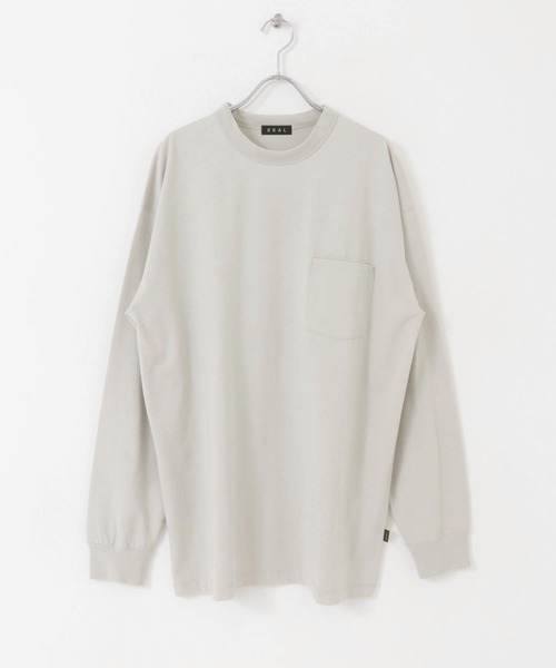 EKAL(エカル)の「L L LAKE LONG-SLEEVE T-SHIRTS(Tシャツ/カットソー・メンズ・カーキ/ライトグレー・MEDIUM/LARGE)」の18枚目の写真