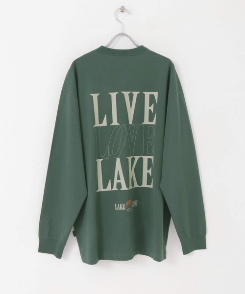 EKAL(エカル)の「L L LAKE LONG-SLEEVE T-SHIRTS(Tシャツ/カットソー・メンズ・カーキ/ライトグレー・MEDIUM/LARGE)」の10枚目の写真