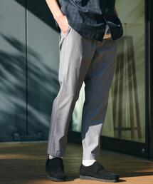 green label relaxing | ストレッチ サッカー イージー パンツ ストライプ柄 9分丈 -伸縮性-(その他パンツ)