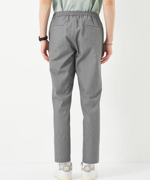 green label relaxing（グリーンレーベルリラクシング）の「ストレッチ サッカー イージー パンツ ストライプ柄 9分丈 -伸縮性-（その他パンツ・メンズ・ブラック/ネイビー/グレー・XL/XS/S/M/L）」の10枚目の写真