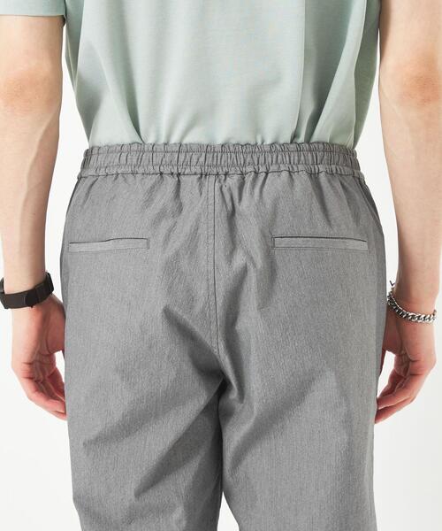 green label relaxing（グリーンレーベルリラクシング）の「ストレッチ サッカー イージー パンツ ストライプ柄 9分丈 -伸縮性-（その他パンツ・メンズ・ブラック/ネイビー/グレー・XL/XS/S/M/L）」の12枚目の写真