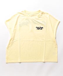 【OP:オーピー】レディースバックチェーン刺繍Tシャツ