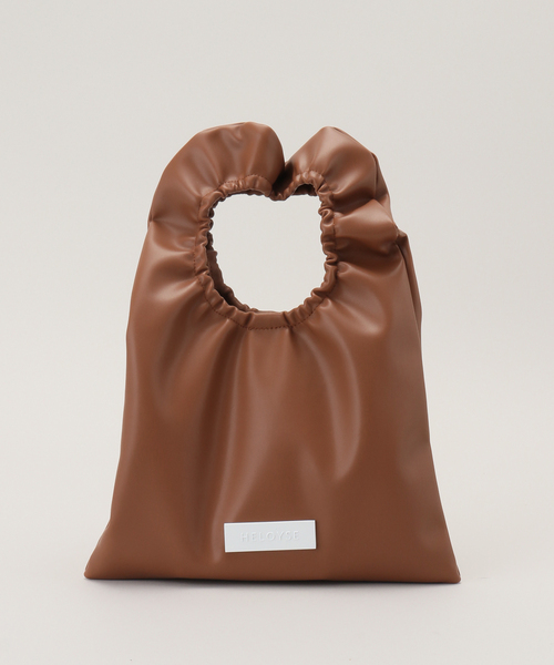 HELOYSE（エロイーズ）の「【HELOYSE/エロイーズ】 toast PU leather（ハンドバッグ・レディース・ブラック/キャメル/シルバー・FREE）」の4枚目の写真