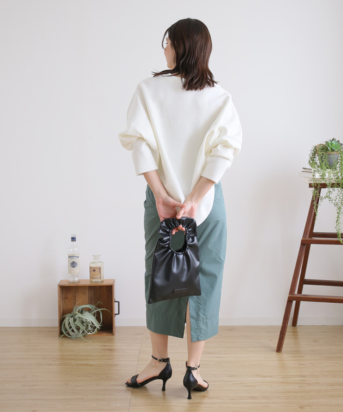 HELOYSE（エロイーズ）の「【HELOYSE/エロイーズ】 toast PU leather（ハンドバッグ・レディース・ブラック/キャメル/シルバー・FREE）」の22枚目の写真