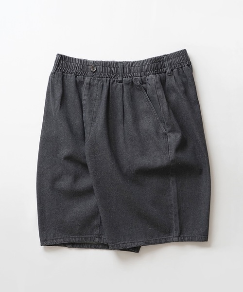 ILL'S(イルズ)の「25SS ツイル / デニム シェフショーツ イージーシェフパンツ ハーフパンツ【ILL'S 】(デニムパンツ・メンズ・チャコールグレー/ベージュ/ブラック/サックスブルー/ホワイト/カーキ/グレー系その他/ネイビー・S/L/M/XL)」の5枚目の写真