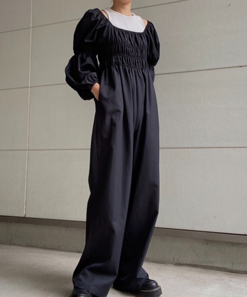 速くおよび自由な AMAIL（アマイル）の「2way gasstation coverall（つなぎ サロペット・オーバーオール・オールインワン