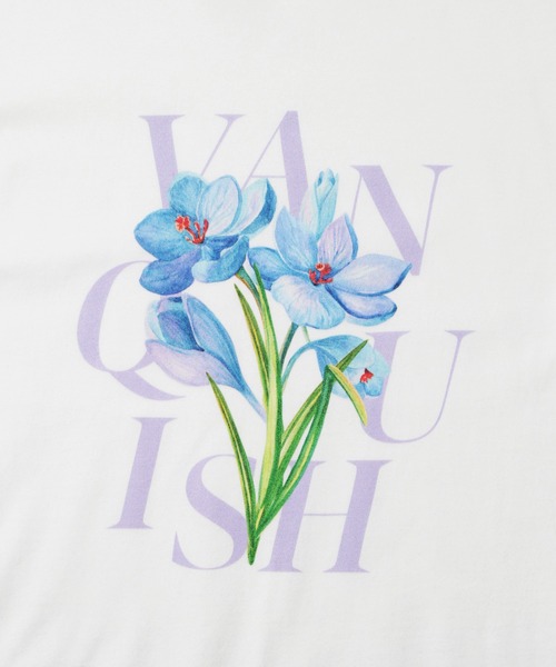 VANQUISH(ヴァンキッシュ)の「VANQUISH / ヴァンキッシュ ブルーフラワー プリント 長袖Tシャツ(Tシャツ/カットソー・メンズ・ホワイト/ブラック・M/L)」の6枚目の写真