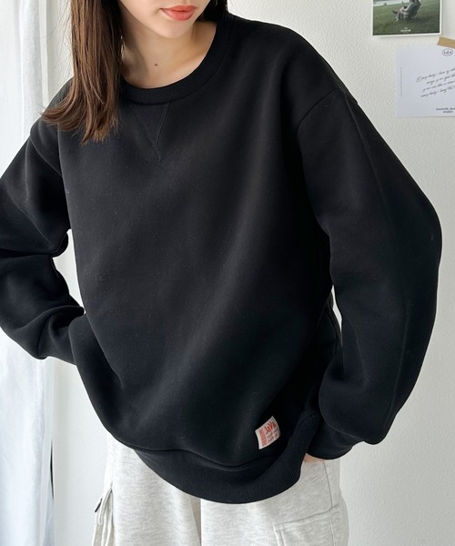 Java(ジャバ)の「《Java ジャバコラボ》2wayリバーシブル裏起毛×キルティング切替プルオーバー(スウェット・レディース・アイボリー/イエロー/ブラック/モカ/ネイビー/カーキ・LARGE/MEDIUM/X-LARGE/SMALL)」の16枚目の写真
