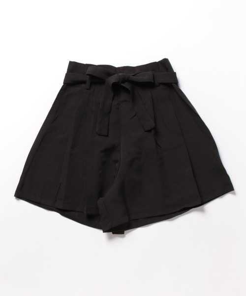 Grandeir(グランディール)の「ウエストリボンフレアショートパンツ(その他パンツ・レディース・ベージュ/ブラック/ピンクベージュ・M)」の14枚目の写真