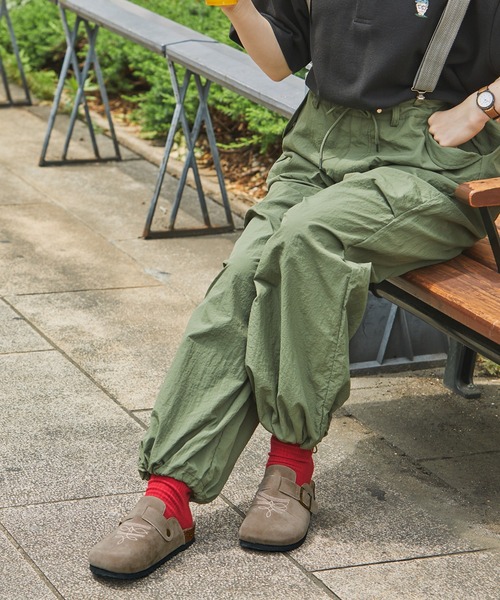 MONO-MART LADY'S(モノマートレディース)の「コンフォートサンダルフラワーステッチサンダル(サンダル・レディース・キャメル/グレイッシュベージュ/ブラック・S/M/L/LL)」の19枚目の写真