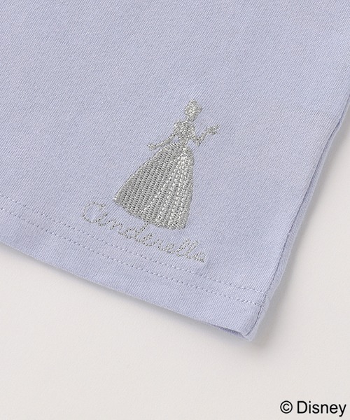 petit main（プティマイン）の「【DISNEYプリンセス】お花バルーン半袖T（Tシャツ/カットソー・キッズ・ライトブルー/オフホワイト/ラベンダー・130cm/110cm/120cm/100cm/80ｃｍ/90cm）」の10枚目の写真